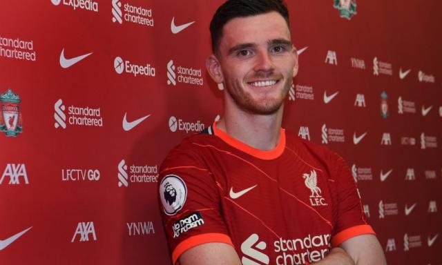 利物浦与罗伯逊完成续约 新合同签至2026年